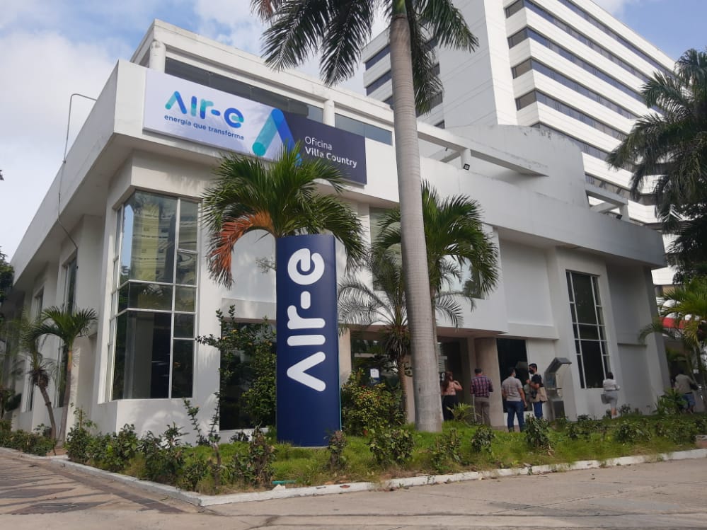La sede de la empresa Air-e en Barranquilla